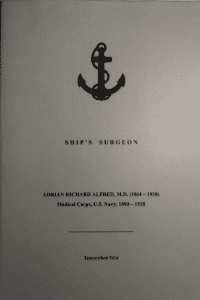 old sailor's diary cover