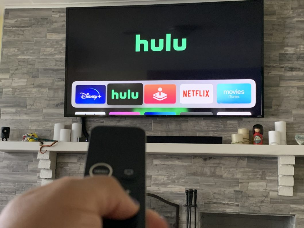 hulu and streaming apps on TV to find shows