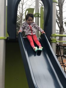 child on playground