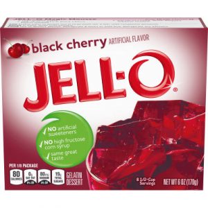 black cherry Jello-O