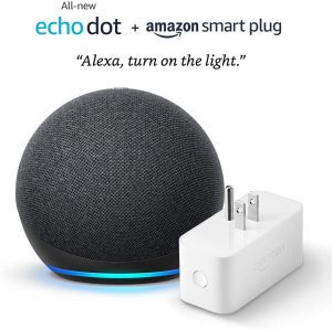 Alexa echo dot and wall plugins