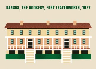 Graphic of The Rookery, Fort Leavenworth