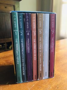 boxed set of Narnia books