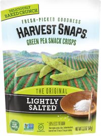 Harvest Snaps green pea snacks