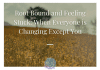 view of a field of flowers and trees with "Root Bound and Feeling Stuck: When Everyone is Changing Except You" in text and MMC logo