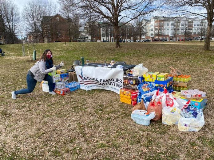 SFI Day of Service, collecting food for law enforcement impacted by the capital attacks on January 6, 2021