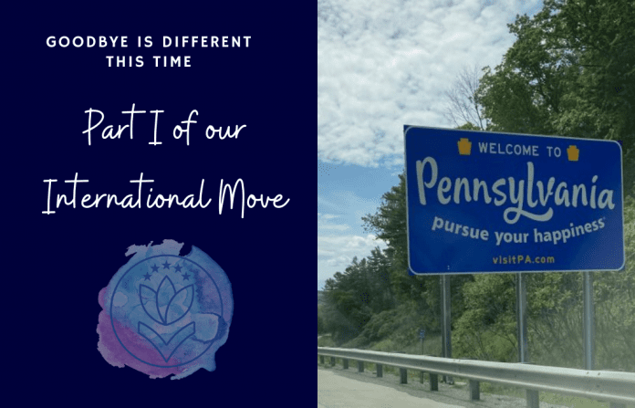 Welcome to Pennsylvania sign on road with MMC logo and 
