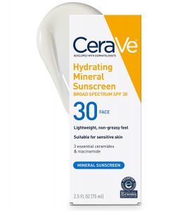 CeraVe sunscreen moisturizer for skin
