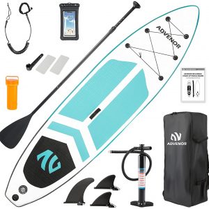 stand up paddle board set with pump and all accessories from Amazon