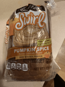 Pepperidge Farm Pumpkin Spice bread