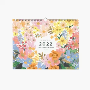 floral 2022 wall calendar