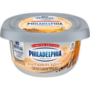 Philadelphia pumpkin spice cream cheese