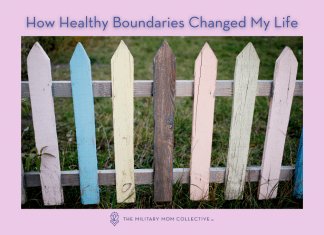 multicolored fence with "How Healthy Boundaries Changed My Life" and MMC logo