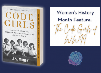 Code Girls book with "The Code Girls of WWII" in text and MMC logo