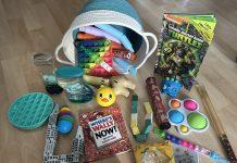 Examples of toys to put in your family coping kit
